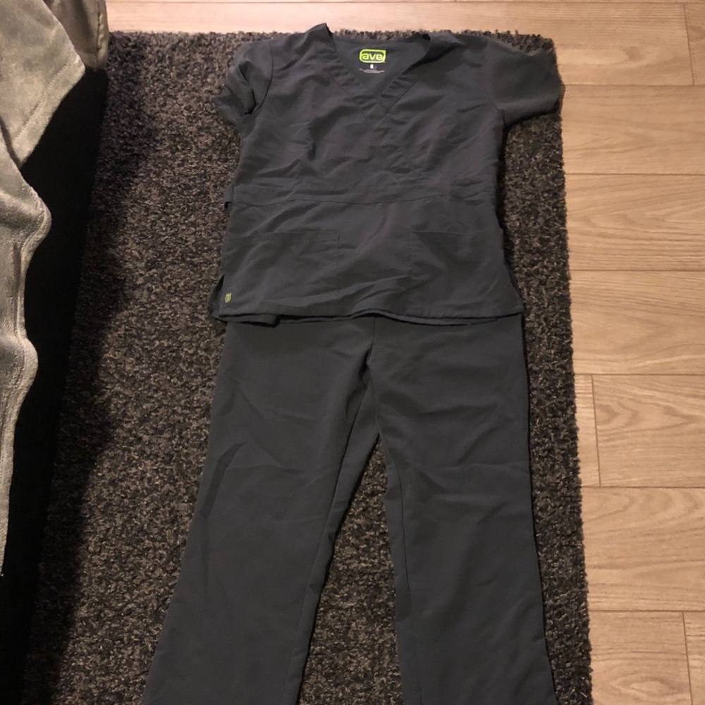 Gray Scrub Set